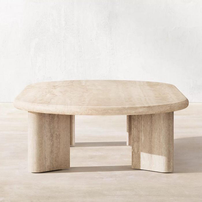 Varo Coffee Table - Travertine