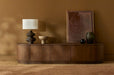 Oberon Crescent Entertainment Units - Smoked Ash