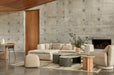 Hugo Byron 3-Seater Armless Sofa - Nougat Speckle