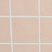 Pink glaze tile surface with white grout lines, from the Andalusian Mosaic Side Table