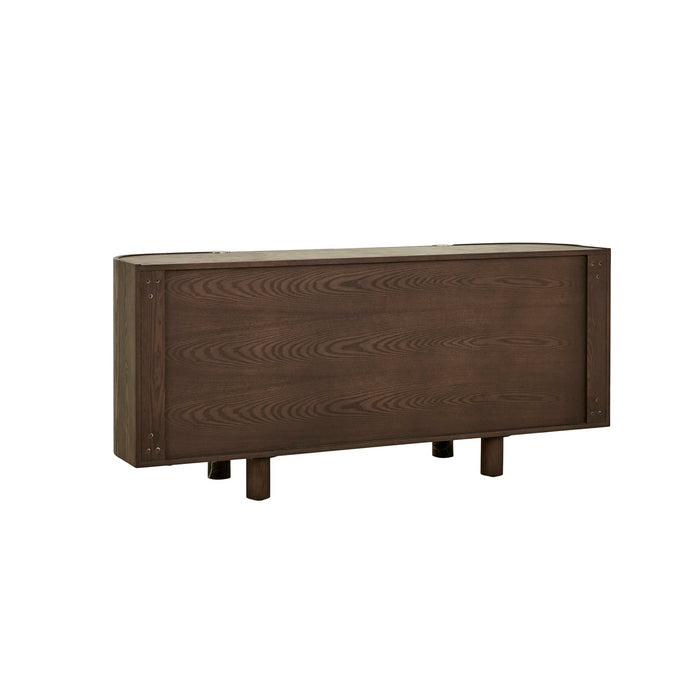 Artie Marble Buffet - Ruby Marble - Tobacco Ash