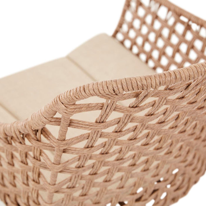 Aspen Lodge Dining Armchair - Safari Weave - Ivory