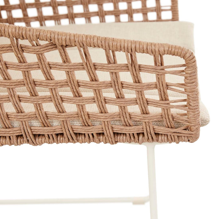 Aspen Lodge Dining Armchair - Safari Weave - Ivory