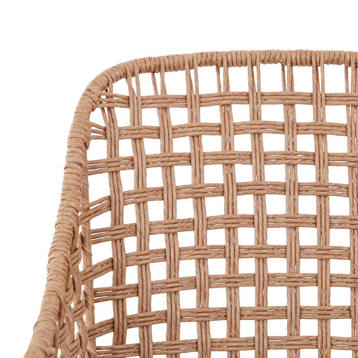 Aspen Lodge Dining Armchair - Safari Weave - Ivory