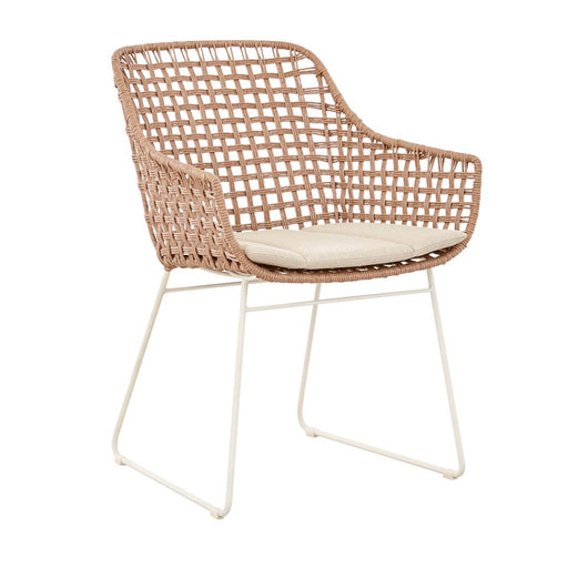 Aspen Lodge Dining Armchair - Safari Weave - Ivory
