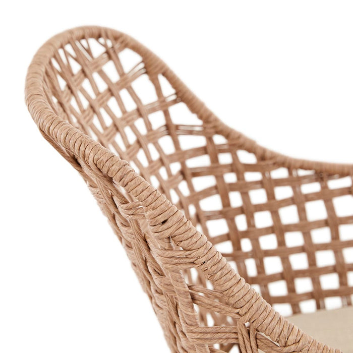 Aspen Lodge Dining Armchair - Safari Weave - Ivory