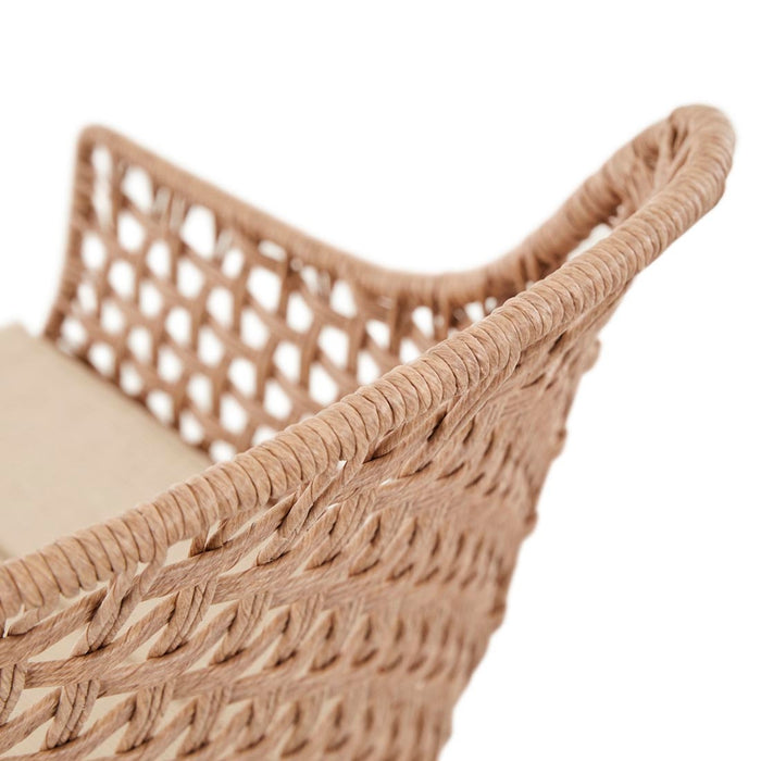 Aspen Lodge Dining Armchair - Safari Weave - Ivory