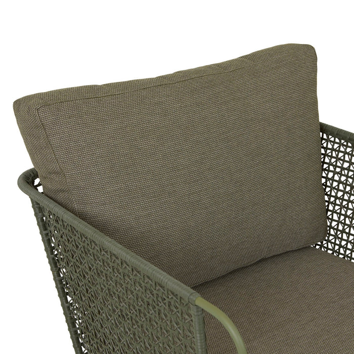 Cabana Sleigh Occasional Chair - Emerald - Moss