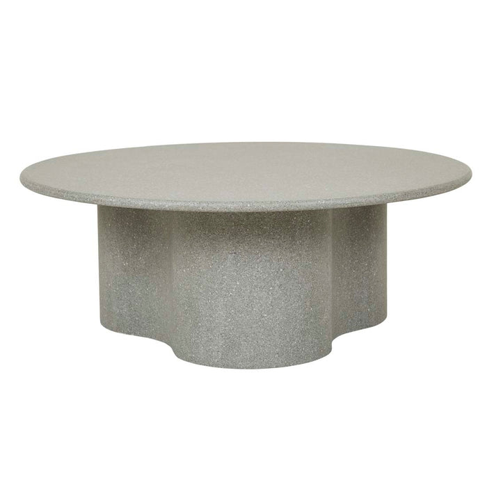 Artie Outdoor Wave Coffee Table - Sage Speckle