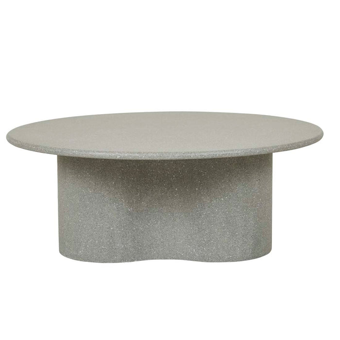 Artie Outdoor Wave Coffee Table - Sage Speckle