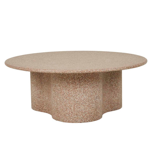 Artie Outdoor Wave Coffee Table - Terracotta Speckle