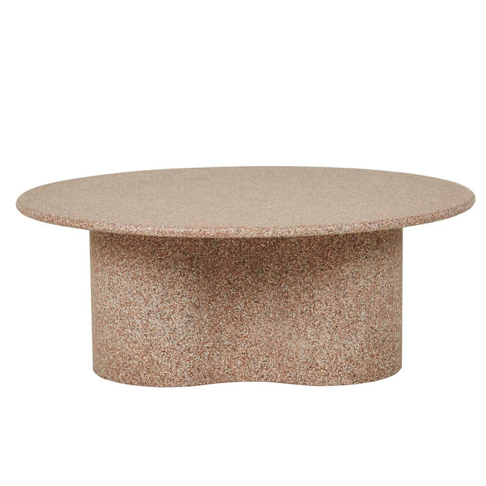 Artie Outdoor Wave Coffee Table - Terracotta Speckle