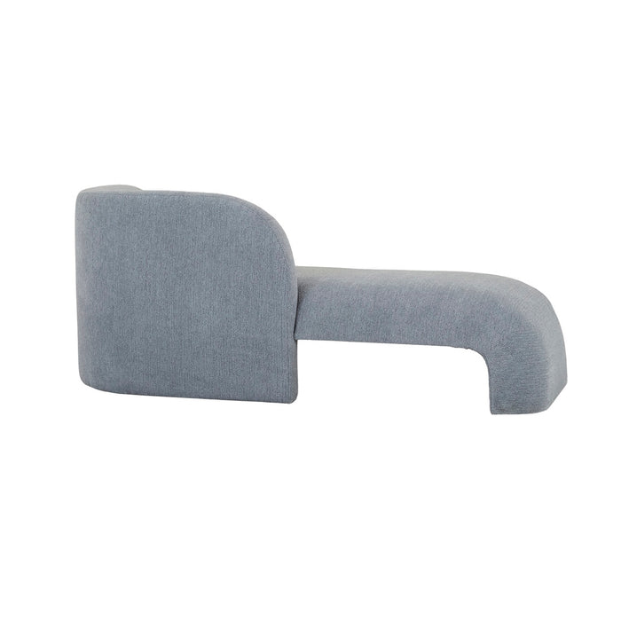 Aubury Daybed Right Arm - Vista Blue
