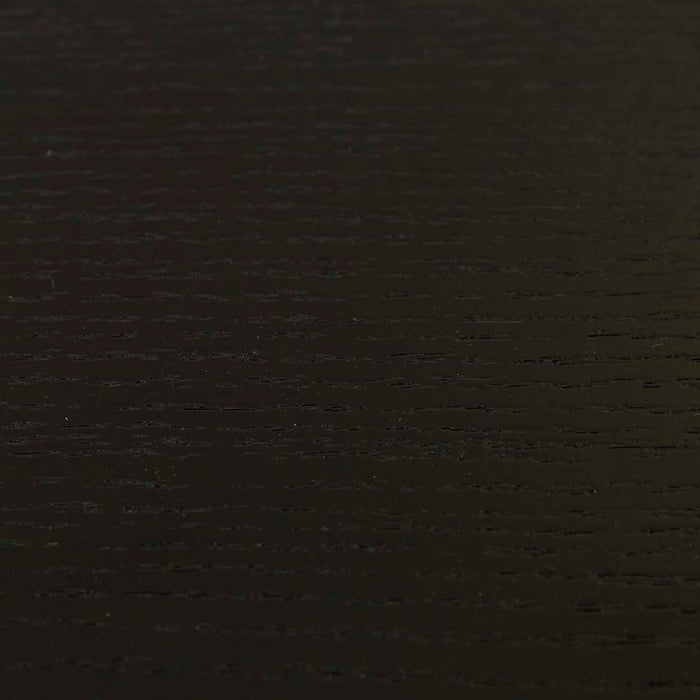 Orson Round Desk - Black Oak