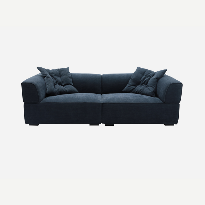 Desert Calm Sofa - Copeland Ink, front view