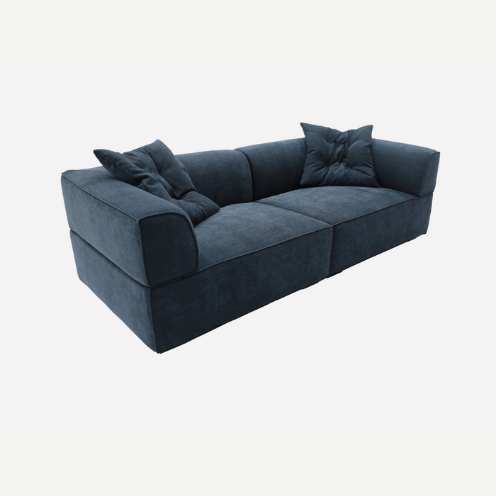 Desert Calm Sofa - Copeland Ink, angled view