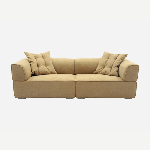 Desert Calm Sofa - Manissa Caramel, front view