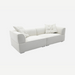 Desert Calm Sofa - Kindred Snow, angled view