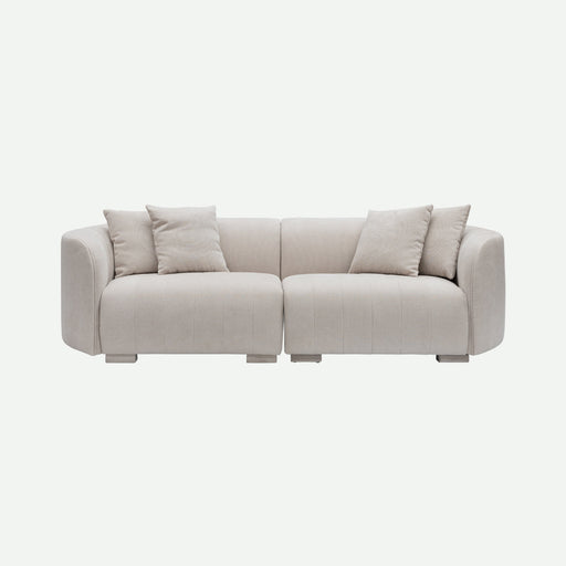 Juniper Pearl Sofa - Copeland Ecru, front view