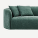 Juniper Pearl Sofa - Copeland Hunter, close-up of the curved arm and cushions