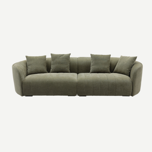 Juniper Pearl Sofa - Copeland Olive, front view