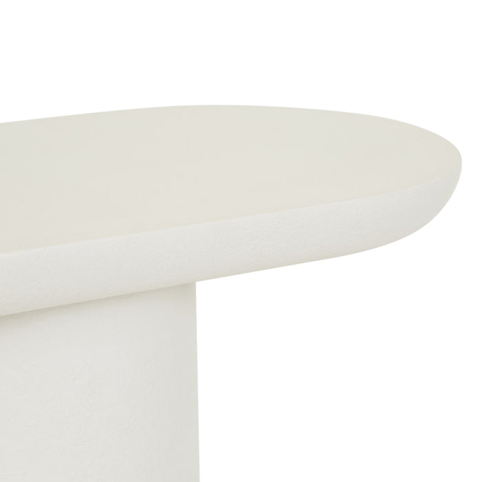 Seb Pedestal Side Table - Rope