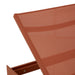 Pier Curve Sunbed - Terracotta