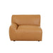 Alison 1 Seater Left Arm Sofa - Pecan Leather