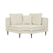 Felix Linear Corner Sofa - Glacier / Nocturne Velvet