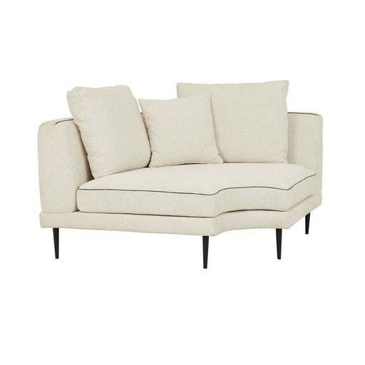 Felix Linear Corner Sofa - Glacier / Nocturne Velvet
