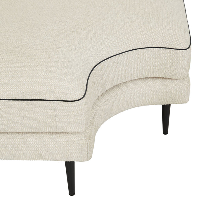 Felix Linear Corner Sofa - Glacier / Nocturne Velvet