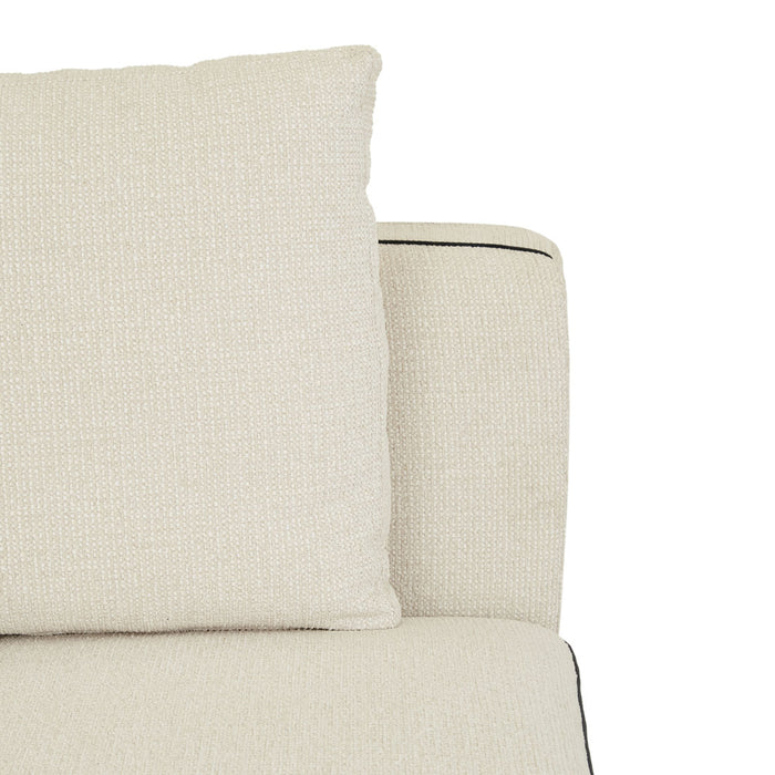 Felix Linear Corner Sofa - Glacier / Nocturne Velvet