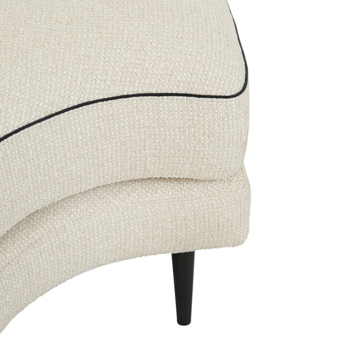 Felix Linear Corner Sofa - Glacier / Nocturne Velvet