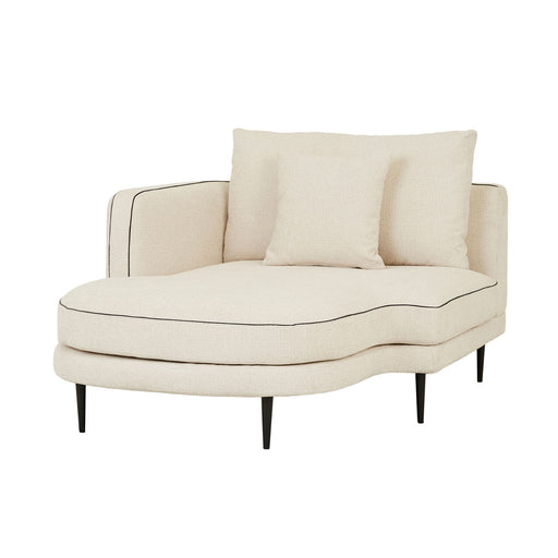 Felix Linear Left Chaise Sofa - Glacier / Nocturne Velvet