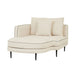Felix Linear Left Chaise Sofa - Glacier / Nocturne Velvet