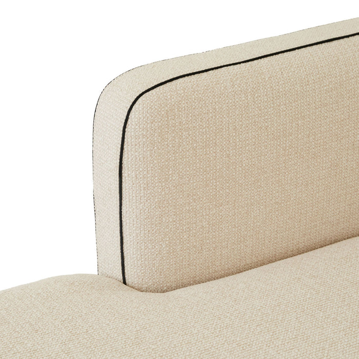 Felix Linear Left Chaise Sofa - Glacier / Nocturne Velvet