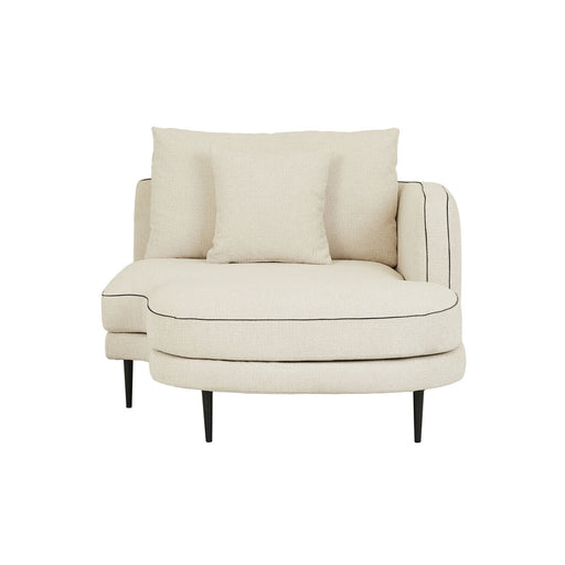 Felix Linear Right Chaise Sofa - Glacier / Nocturne Velvet