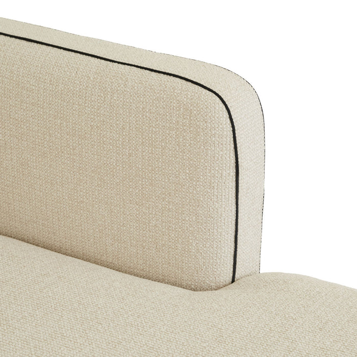 Felix Linear Right Chaise Sofa - Glacier / Nocturne Velvet
