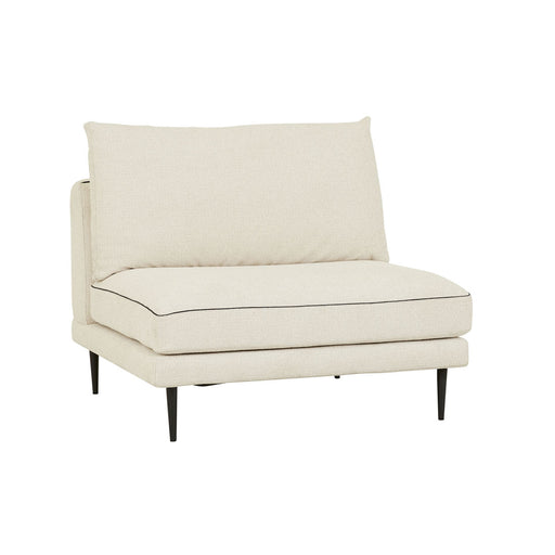Felix Linear 1 Seater Centre Sofa - Glacier / Nocturne Velvet