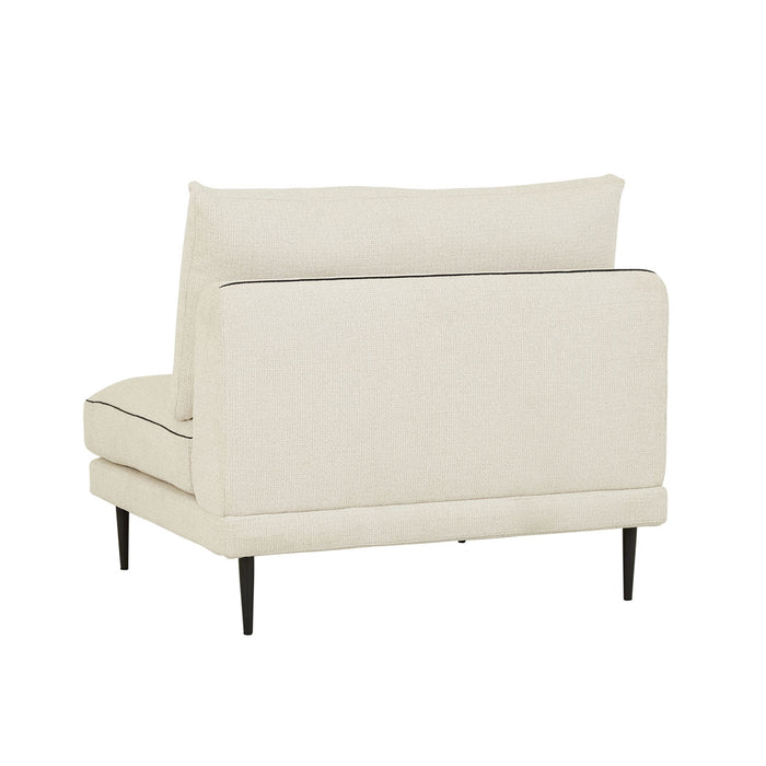 Felix Linear 1 Seater Centre Sofa - Glacier / Nocturne Velvet