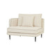 Felix Linear 1 Seater Left Arm Sofa - Glacier / Nocturne Velvet
