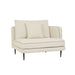 Felix Linear 1 Seater Right Arm Sofa - Glacier / Nocturne Velvet