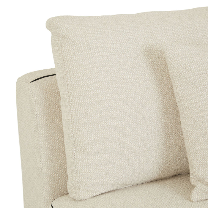 Felix Linear 1 Seater Right Arm Sofa - Glacier / Nocturne Velvet