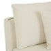 Felix Linear 1 Seater Right Arm Sofa - Glacier / Nocturne Velvet