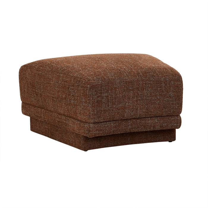 Felix Orbit Wedge Ottoman - Auburn Weave