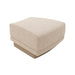 Felix Orbit Wedge Ottoman - Moonbeam / Buttermilk Oak