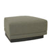 Felix Orbit Wedge Ottoman - Moss Tweed / Matt Black Ash