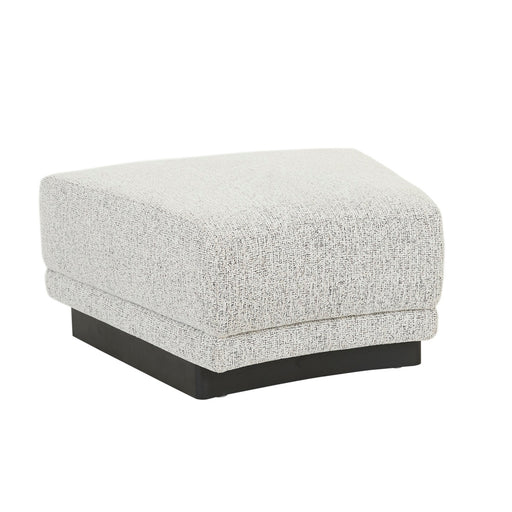 Felix Orbit Wedge Ottoman - Ore Speckle / Matt Black Ash