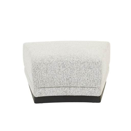 Felix Orbit Wedge Ottoman - Ore Speckle / Matt Black Ash