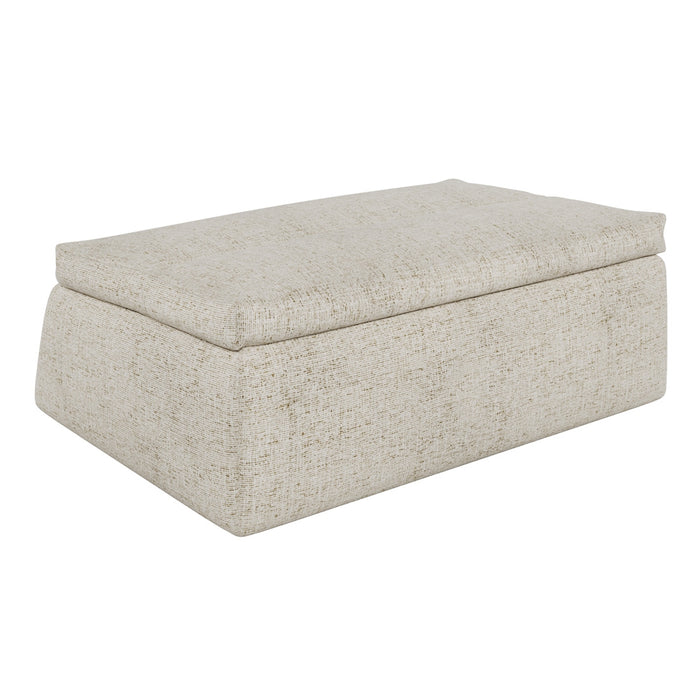Hugo Byron Ottoman - Nougat Speckle